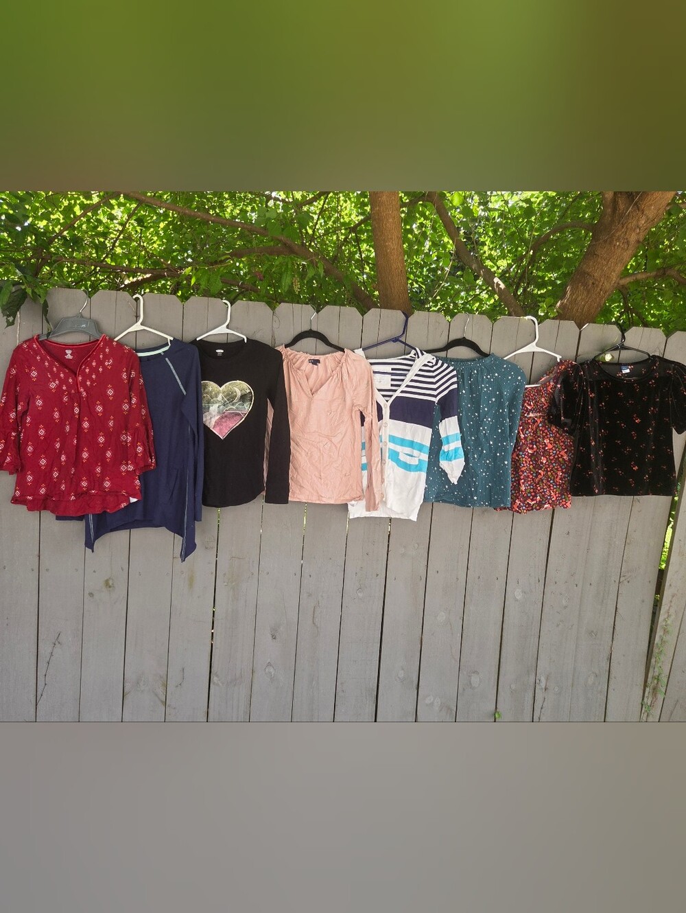 Girls Blouse Bundle Large 10/12 Bundle Of 8